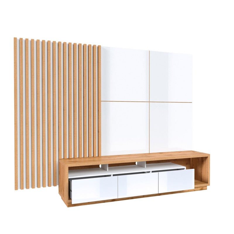 Ensemble mural TV ALVINA