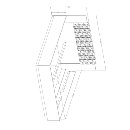Lit coffre ASTER bois & tête capitonnée noire